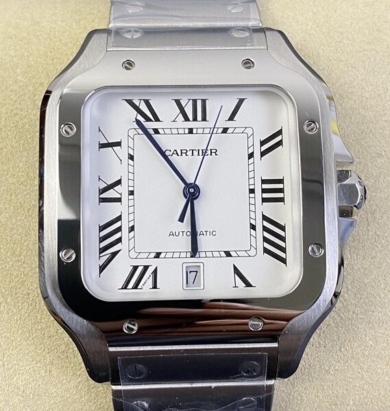Fábrica BV - Cartier Santos WSSA0009 Mostrador Branco