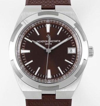 Fábrica PPF - Vacheron Constantin Overseas 4500V Pulseira De Borracha Marrom