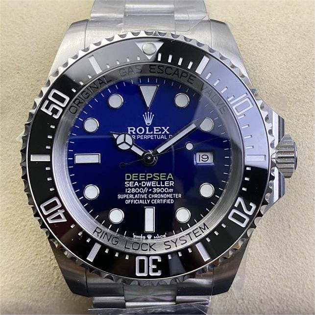 Fábrica AR - Rolex Sea-Dweller M126660-0002 Mostrador Azul degradê
