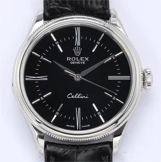 Fábrica EW - Rolex Cellini M50509-0006 Mostrador Preto