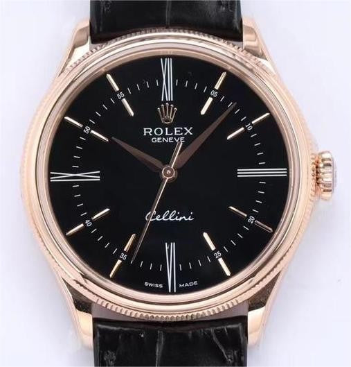 Fábrica EW - Rolex Cellini M50505-0009 Mostrador Preto