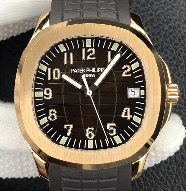 Fábrica 3K - Patek Philippe Aquanaut 5167R-001 Mostrador Marrom
