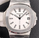 Fábrica 3K - Factory Patek Philippe Nautilus 5711/1A-011 Mostrador Branco