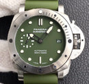 Fábrica VS - Panerai Submersible PAM01055 Mostrador Verde Tamanho 42mm