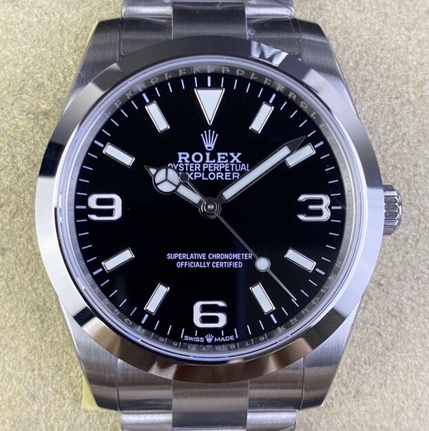 Fábrica JVS - Rolex Explorer M224270-0001 Mostrador Preto