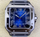 Fábrica BV - Cartier Santos WSSA0030 Gradiente Azul