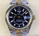 Fábrica Noob - Rolex Sky Dweller M326933-0005 Mostrador Preto Gloss