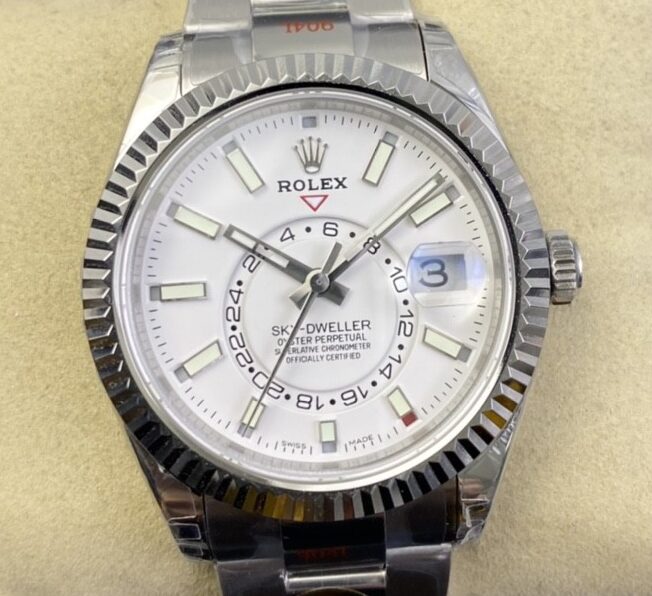 Fábrica Noob - Rolex Sky Dweller M326934-0001 Mostrador Branco