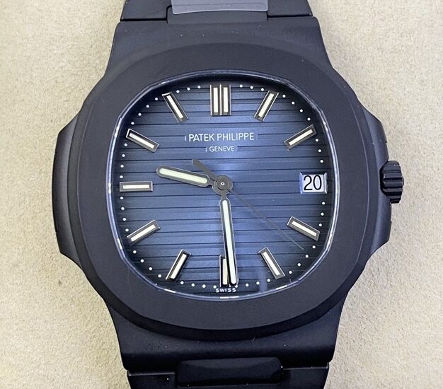 Fábrica PPF - Custom Patek Philippe Nautilus Mostrador Azul DCL Edition