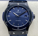 Fábrica HB - Hublot Classic Fusion 511.CM.7170.LR Mostrador Azul Preto Cerâmico