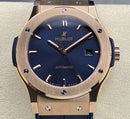 Fábrica HB - Hublot Classic Fusion 511.OX.7180.LR Mostrador Azul Ouro 18K