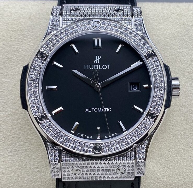 Fábrica HB - Hublot Classic Fusion 511.NX.1171.LR.1704 Relógio de diamante