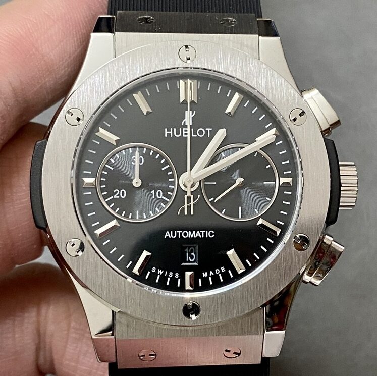 Fábrica HB - Hublot Classic Fusion 521.NX.1171.RX Mostrador Preto