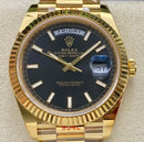 Rolex Day Date M228238-0002 Mostrador Prata Tamanho 40mm
