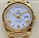 Rolex Day Date M228238-0002 Mostrador Prata Tamanho 40mm
